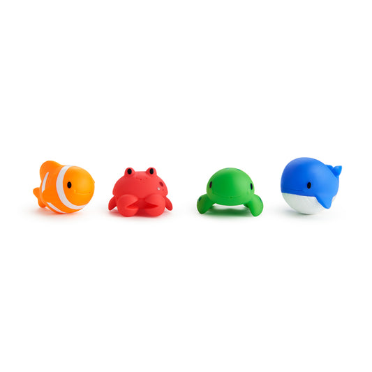 Munchkin Baño Squirters Ocean Buddies 4Pk