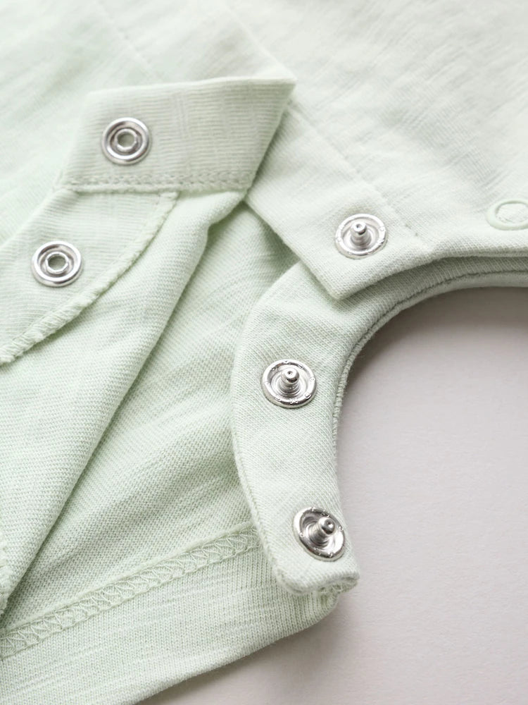 |BabyBoy| Conjunto Com 3 Macacões Infantis Neutros Com Estampa Da Lagarta Muito Faminta (The Very Hungry Caterpillar License)