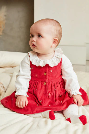 Vestido para bebê de online 2 anos