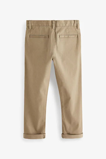 |BigBoy| Calça Chino Elástica Regular Fit (3-17 anos)