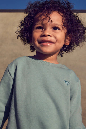 |BigBoy| Conjunto De Moletom E Calça Jogger - Mineral Blue (3 meses a 7 anos)