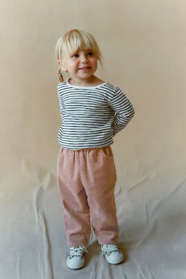 |Niña| Pantalón con cordón - Rosa pálido (3 meses a 7 años)