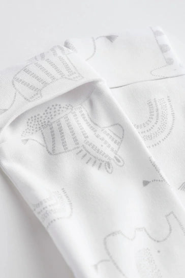 |BabyGirl| Conjunto De 3 Pijamas De Bebê De Algodão Essencial Verde Menta (0-2 anos)