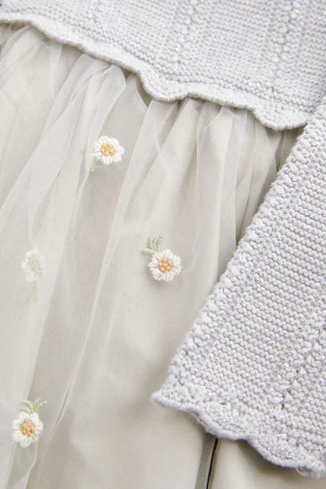 |Girl| Vestido Jumper e Saia De Tule (3 meses a 7 anos)