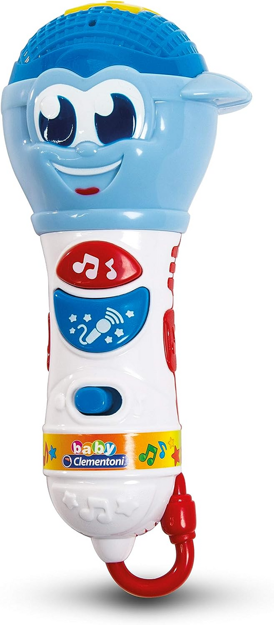 Clementoni 2005991 Microfone para bebês, multicolorido