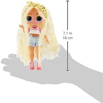 L.O.L. Surprise! Festa do pijama com babás pré-adolescentes - RAE SANDS & SPF Q.T. - Unbox 20 surpresas - Inclui bonecas com recurso de mudança de cor - Adequado para crianças de 4 anos ou mais, multicoloridas, 10,8x6,32x16,51 cm