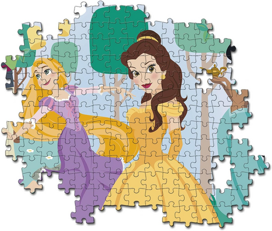 Clementoni 25736 Disney Princess Puzzle 104 piezas Princess Supercolor Princess-104 piezas-Rompecabezas para niños a partir de 6 años, multicolor, mediano