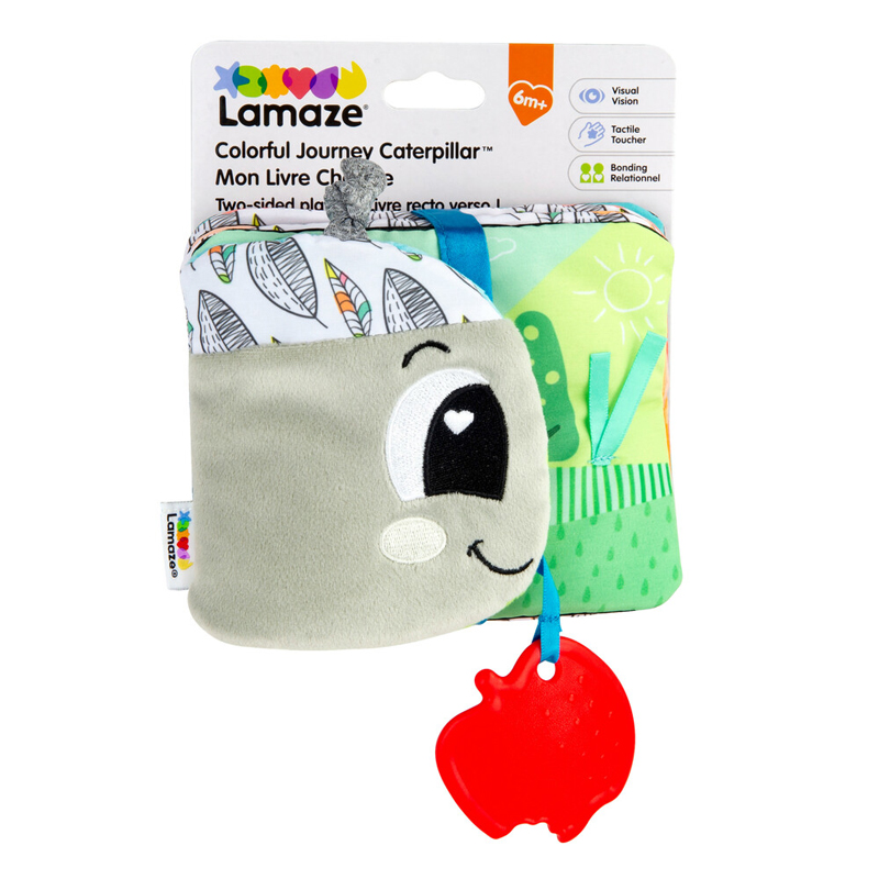 Lamaze Lagarta de viagem colorida