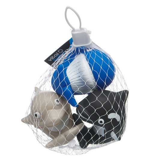 Vital Baby SPLASH Juguete de Baño Squirt & Splash Tiburones y Ballenas 3 unidades