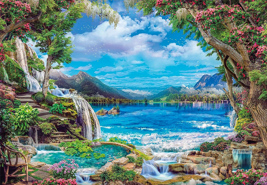 Clementoni 32573 Colección Paradise On Earth Puzzle de 2.000 piezas para adultos Made in Italy