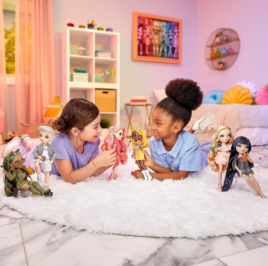 Rainbow High Boneca da moda - AIDAN RUSSEL - Boneca MENINA roxa - roupa da moda e mais de 10 acessórios coloridos para brincar - para colecionadores e crianças de 4 a 12 anos