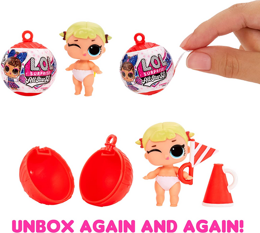 L.O.L. Surprise! Sooo Mini Lil Sisters - VARIEDADE ALEATÓRIA - Inclui boneca Lil Sister colecionável de edição limitada, 5 surpresas e Mini LOL Surprise Ball - ótimo presente para crianças de 4 anos ou mais