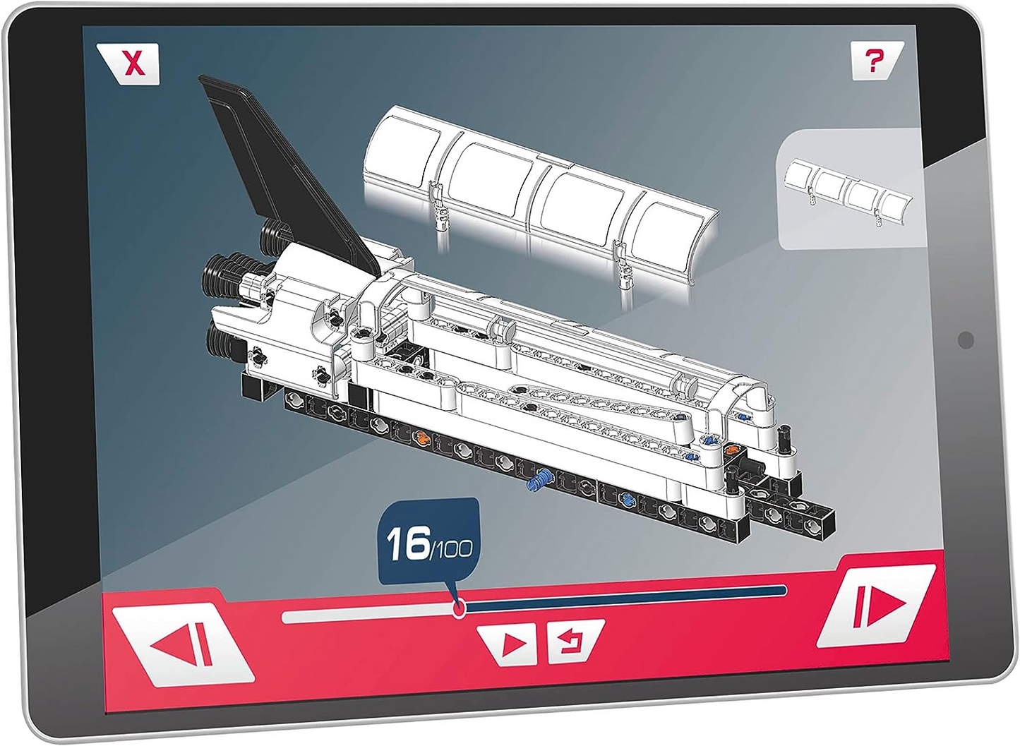 Clementoni 61349 NASA Floating Shuttle, Multicolor, 39,6 x 27,8 x 6 cm