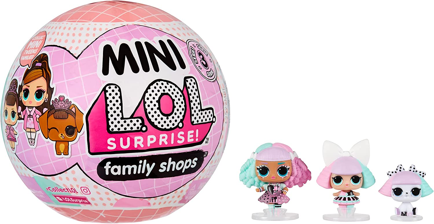 LOL Surprise Mini família - VARIEDADE ALEATÓRIA - Jogo de bola inclui