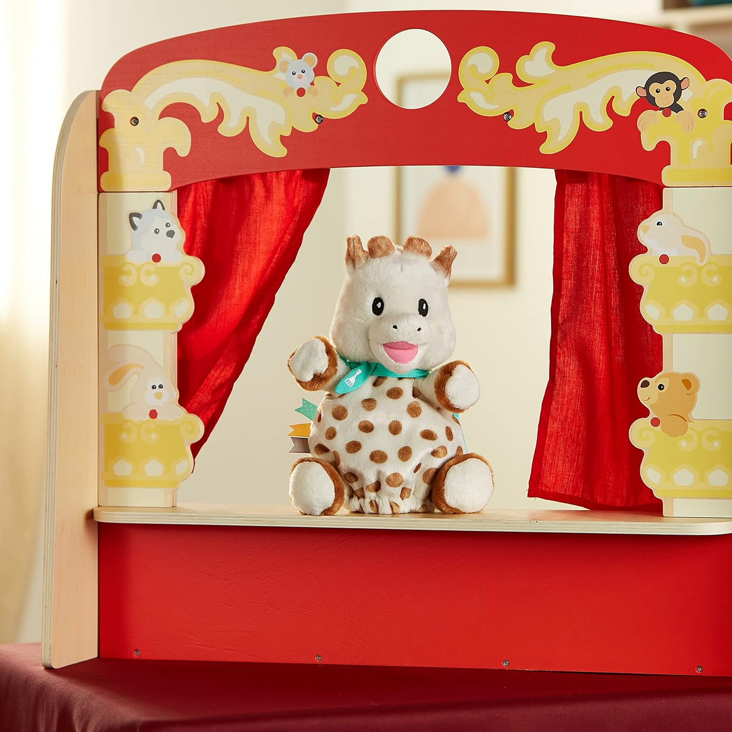 Sophie la girafe super macio de fantoche Consolador