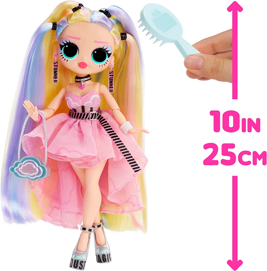 L.O.L. Surprise! Boneca da moda OMG Sunshine Makeover Big Surprise - STELLAR GURL - Inclui mudança de cor UV ao sol, várias surpresas e acessórios fabulosos - Ótimo presente para crianças de 4 anos ou mais