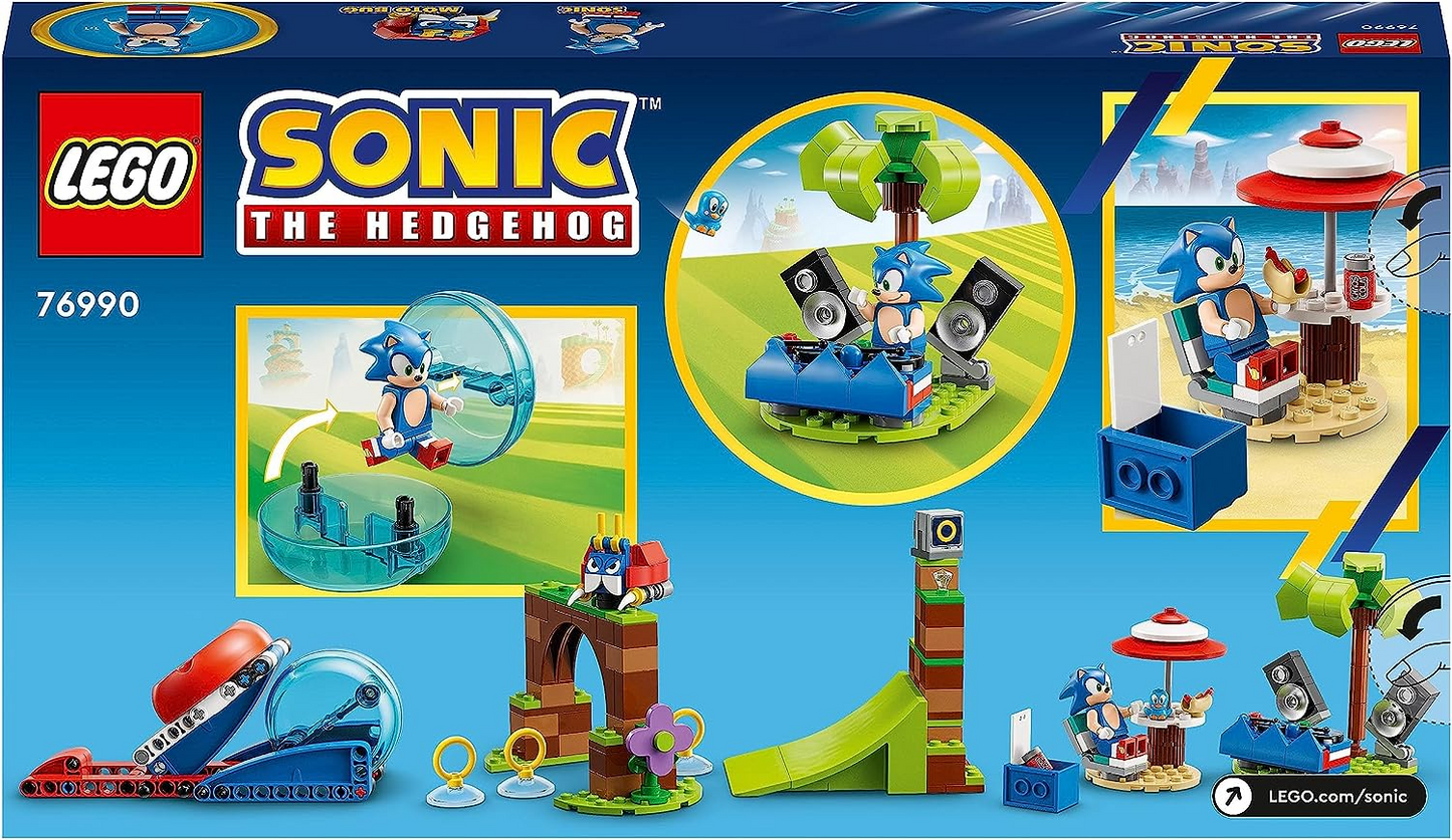 LEGO 76990 Sonic the Hedgehog Sonic's Speed Sphere Challenge Set Idade +6 anos
