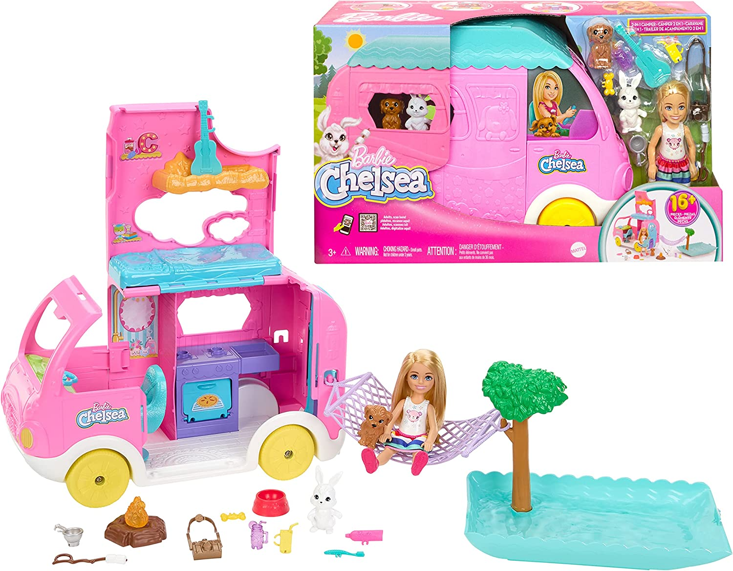 Barbie playset best sale camper