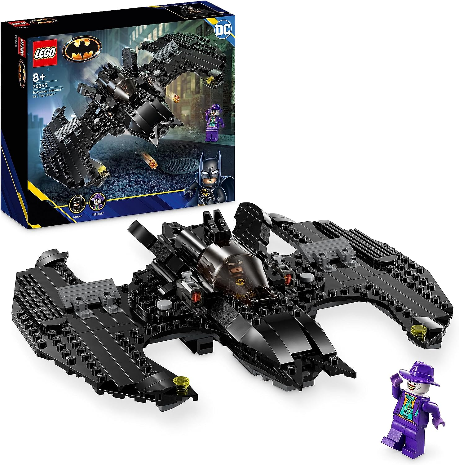 LEGO 76265 DC Batwing: Conjunto Batman Vs. The Joker, Brinquedo Icônic