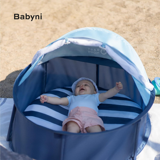 Babymoov Babyni pop up barraca de praia para bebês | Tenda anti UV | Abrigo solar, UPF 50+
