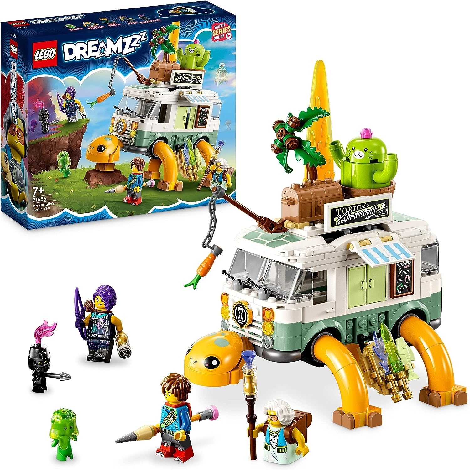LEGO 71456 DREAMZzz Mrs. Castillo's Turtle Van Set, construa um veícul LEGO 71456 DREAMZzz Mrs. Castillo's Turtle Van Set, construa um veícul