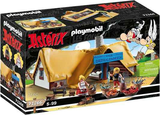 Playmobil 71266 Asterix: Cabana de Unhygienix, Unhygienix e sua esposa Bacteria