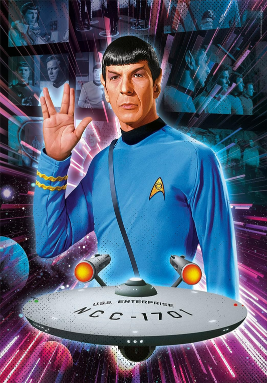 Clementoni 35140 Star Trek Puzzle de 500 piezas para adultos Made in Italy Multicolor
