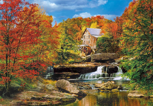Clementoni 32574 Glade Creek Grist Mill Collection 2000 piezas, rompecabezas para adultos fabricado en Italia, multicolor