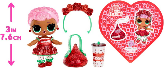 L.O.L. Surprise! Boneca Loves Mini Sweets Hugs & Kisses - MELTAWAY ROSIE - Bonecas colecionáveis de edição limitada do Dia dos Namorados com 7 surpresas e acessórios - Ótimo presente para crianças de 4 anos ou mais