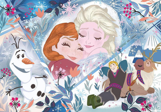 Clementoni 24224 Frozen Disney Maxi Puzzle 24pcs 2 Supercolor 2-24 Piezas - Puzzle para 3 años, Multicolor, Mediano