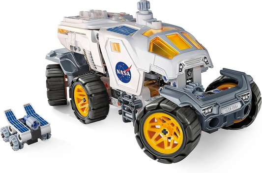 Clementoni 61550 - Ciência e diversão - NASA Rover - Conjunto de construção, brinquedos científicos, kit de ciências para crianças de 8 anos, brinquedos STEM, versão em inglês