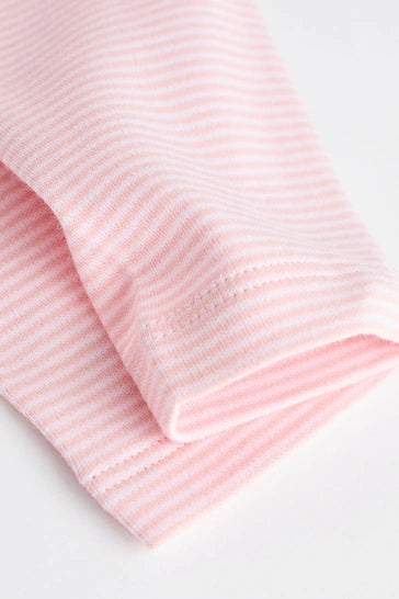 |Niña| Body de manga larga para bebé Pink Bunny, paquete de 7