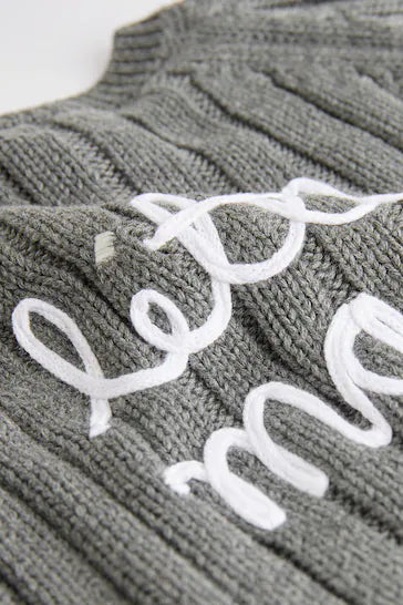 |BabyBoy| Cardigã Tricotado Para Bebê 100% Algodão - Grey Little Man (0 meses a 2 anos)