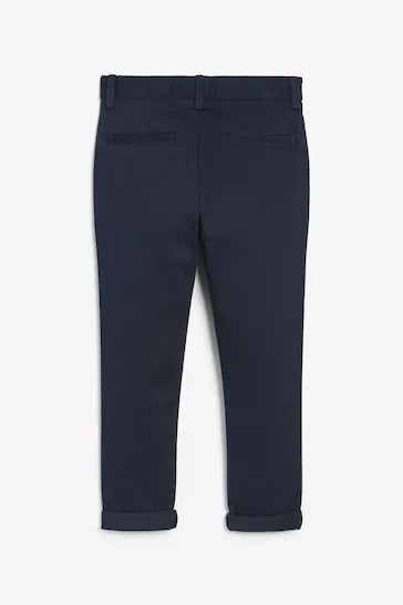 |BigBoy| Calça Chino Elástica - Navy Blue (3-17 anos)