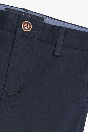 |Chico Grande| Pantalón chino elástico - Azul Marino (3-17 años)