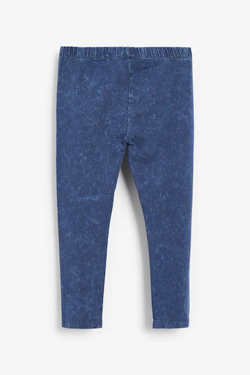 |BigGirl| Leggings - Denim Blue Washed (3-16 anos)