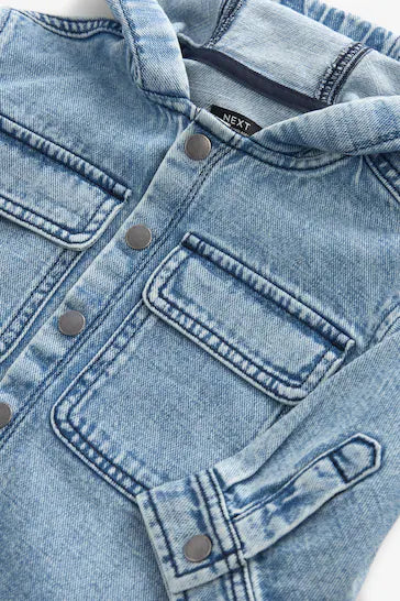 |Niño| Blue Jeans Hooded Shack (3 meses a 7 años)