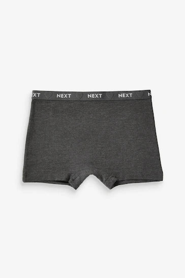|BigGirl| Pacote de 5 shorts cinza carvão (2 a 16 anos)