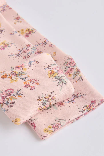 |BabyGirl| Pacote De 3 Macacões Para Bebê 100% Algodão - Rosa/Creme (0-2 anos)