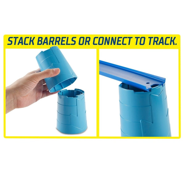 Hot Wheels Track Builder Barrel Box Toy Cars Track Set