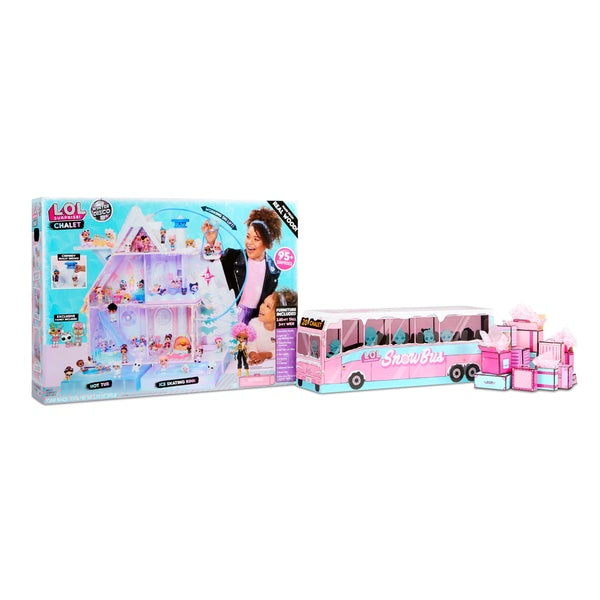 L.O.L. Surprise! Winter Disco Chalet Doll House with 95+ Surprises
