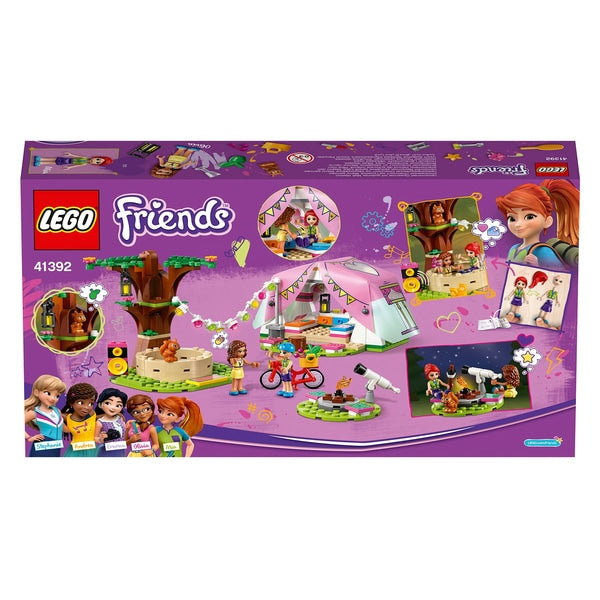 LEGO 41392 Friends Aventura al aire libre en glamping en la naturaleza