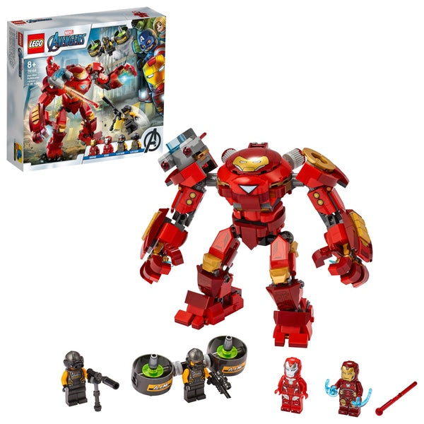 LEGO 76164 Marvel Super Heroes Vingadores Homem de Ferro Hulkbuster vs. A.I.M. Conjunto de Agente