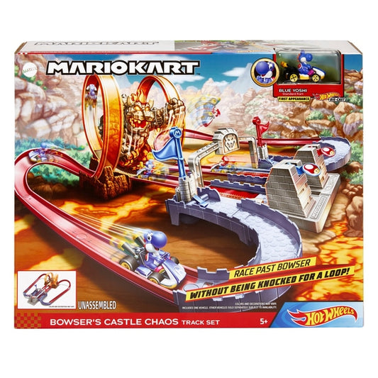 Hot Wheels Mario Kart Juego del Caos del Castillo de Bowser