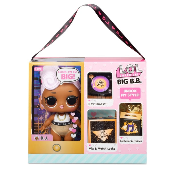 LOL Surprise Big BB (Big Baby) DJ Muñeca grande de 28 cm
