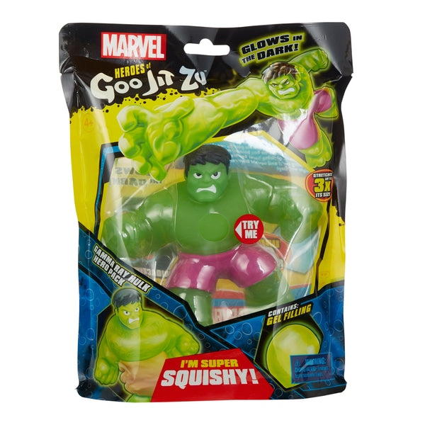 Héroes de Goo Jit Zu Marvel Superhéroes Gamma Glow Hulk