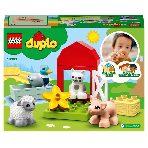 LEGO 10949 - Brinquedo DUPLO Town Farm Animal Care para Crianças