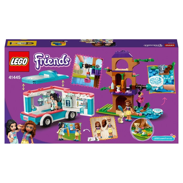 LEGO Friends 41445 - Carro de brinquedo de ambulância da clínica veterinária