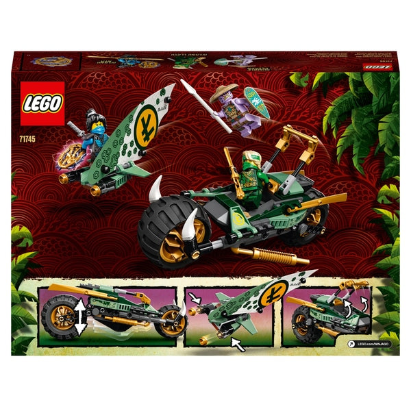 LEGO NINJAGO 71745 - Brinquedo de motocicleta do Lloyd’s Jungle Chopper
