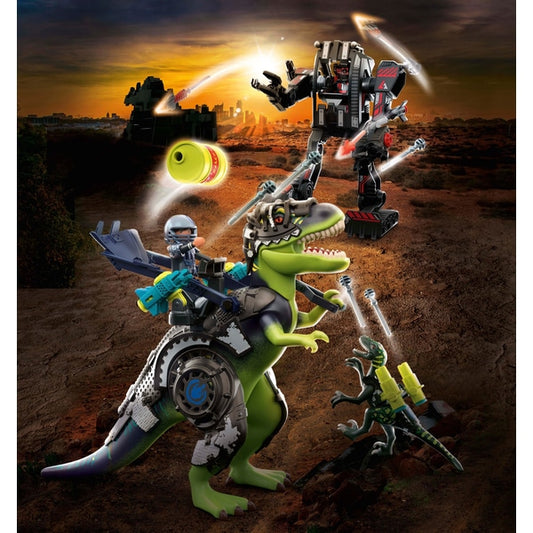 Playmobil - Dino Rise T-Rex: Batalla de Gigantes